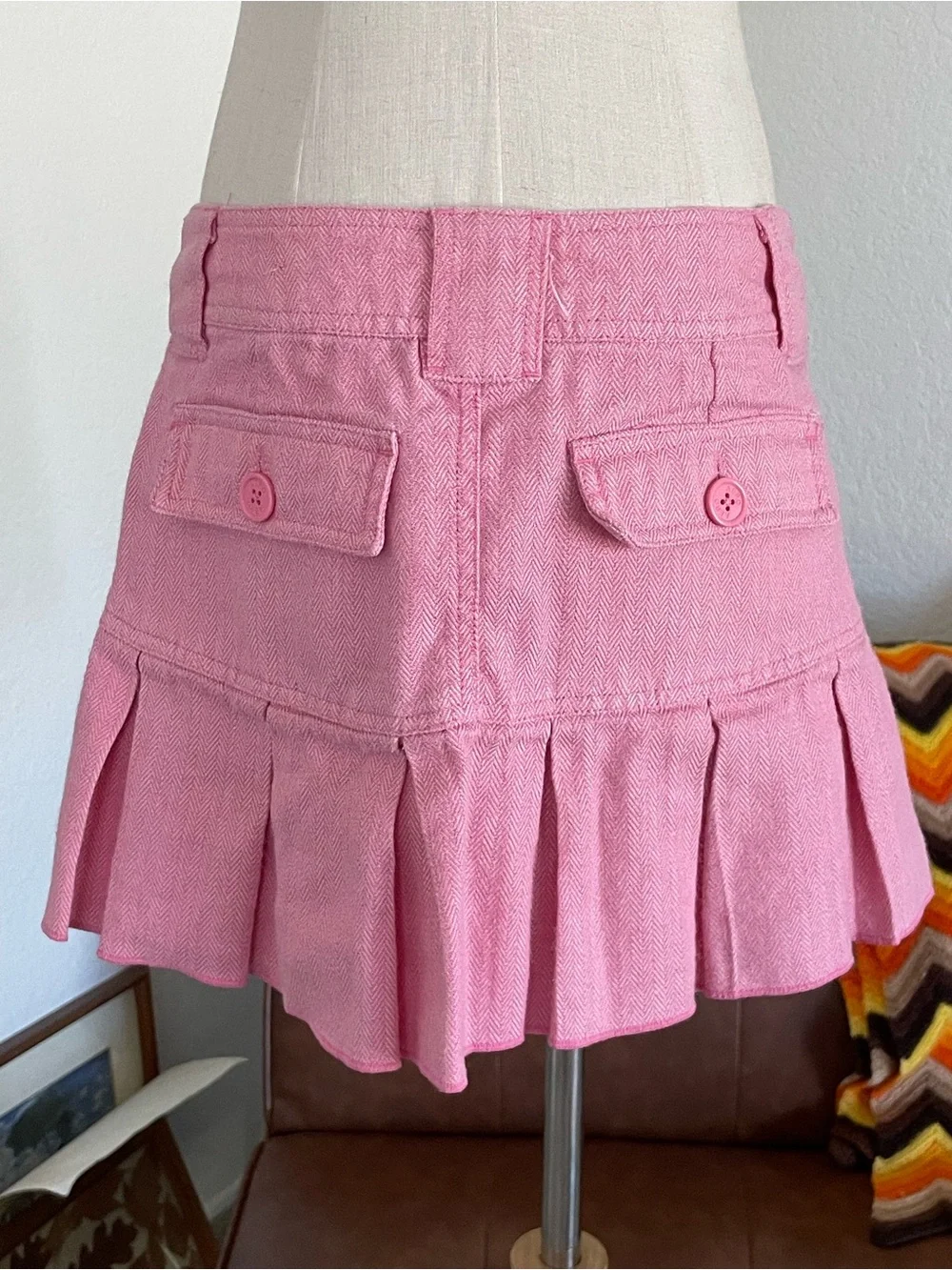 Y2K Aeropostale Y2K Barbie Pleated Mini Skirt